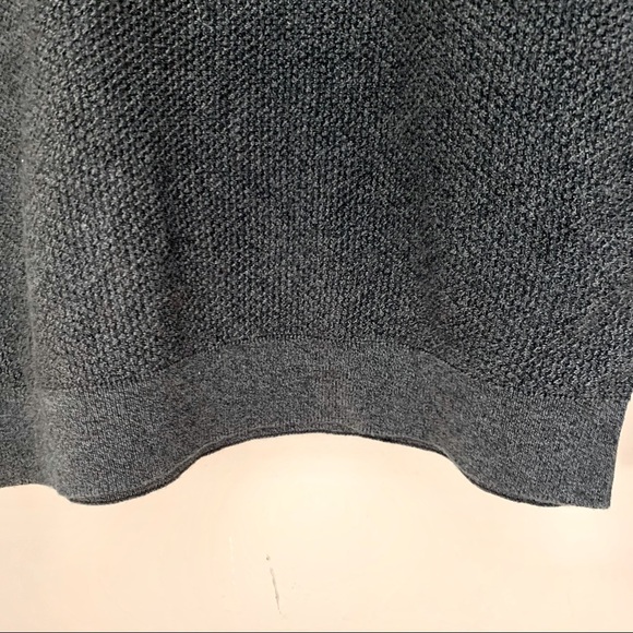 JOSEPH ABBOUD Crewneck Sweater 100% Cotton Textured Knit Grey Pullover Size M - Picture 10 of 14